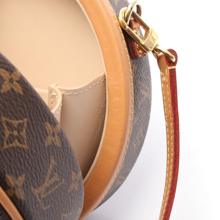 プティット ボワット シャポー モノグラム ハンドバッグ PVC レザー ブラウン ルイヴィトン バッグ LOUIS VUITTON