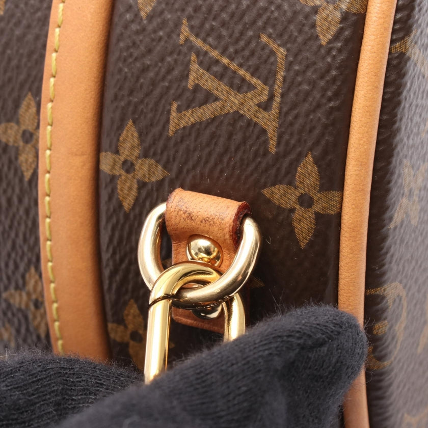 プティット ボワット シャポー モノグラム ハンドバッグ PVC レザー ブラウン ルイヴィトン バッグ LOUIS VUITTON