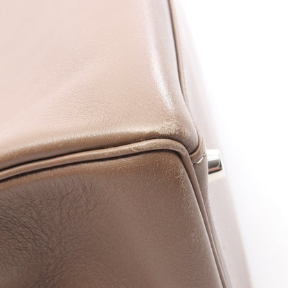 ケリー35 エトゥープ ハンドバッグ シッキム グレーブラウン シルバー金具 □J刻印 エルメス バッグ HERMES