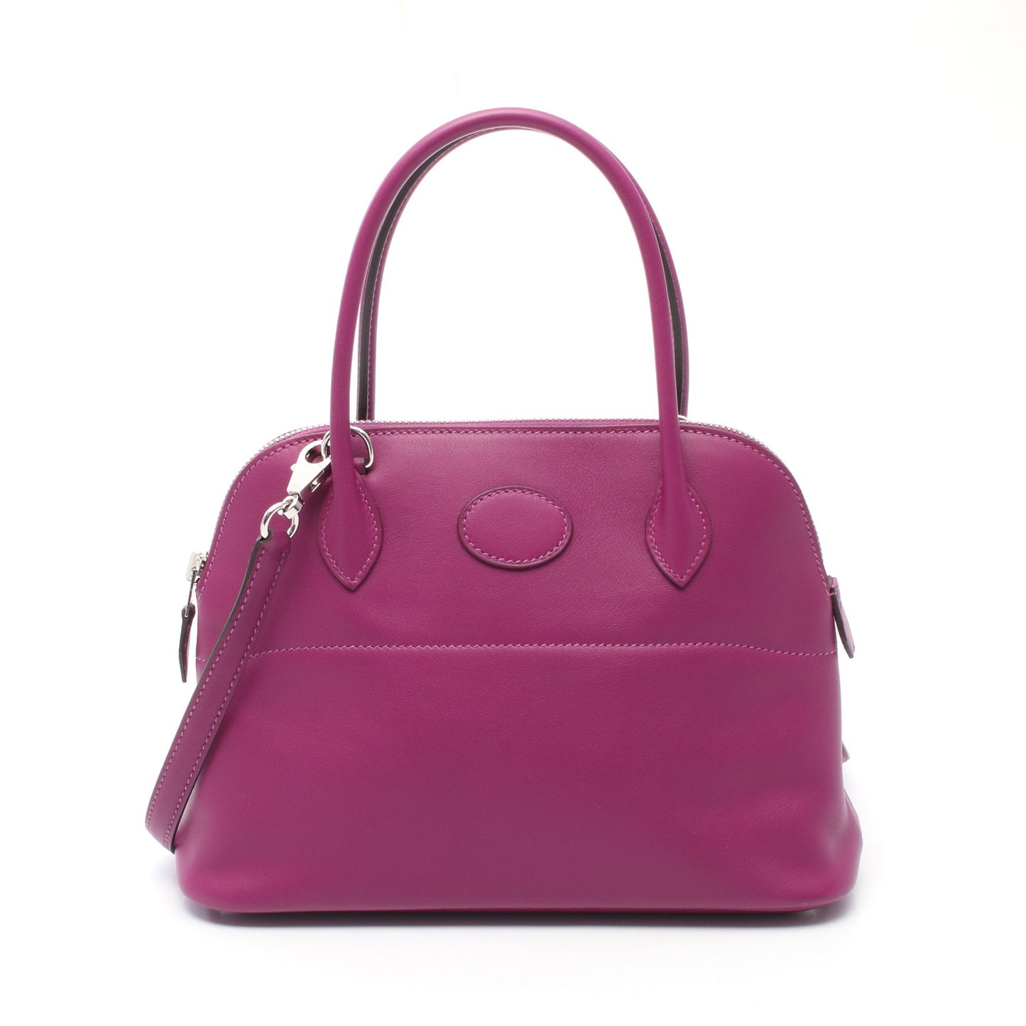 ボリード27 アネモネ ハンドバッグ ヴォースイフト パープル シルバー金具 2WAY Y刻印 エルメス バッグ HERMES