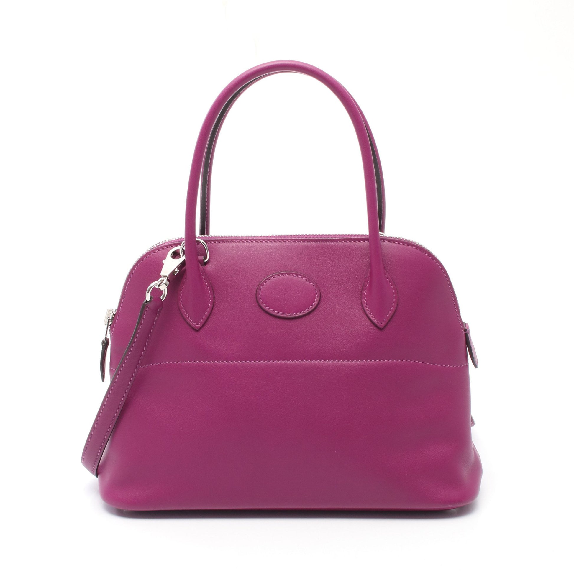 ボリード27 アネモネ ハンドバッグ ヴォースイフト パープル シルバー金具 2WAY Y刻印 エルメス バッグ HERMES