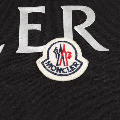 Tシャツ クルーネック ロゴ コットン ブラック モンクレール トップス MONCLER