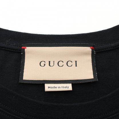 HOLLYWOOD BOULEVARD スパンコールロゴ Tシャツ クルーネック コットン ブラック ピンク ホワイト グッチ トップス GUCCI