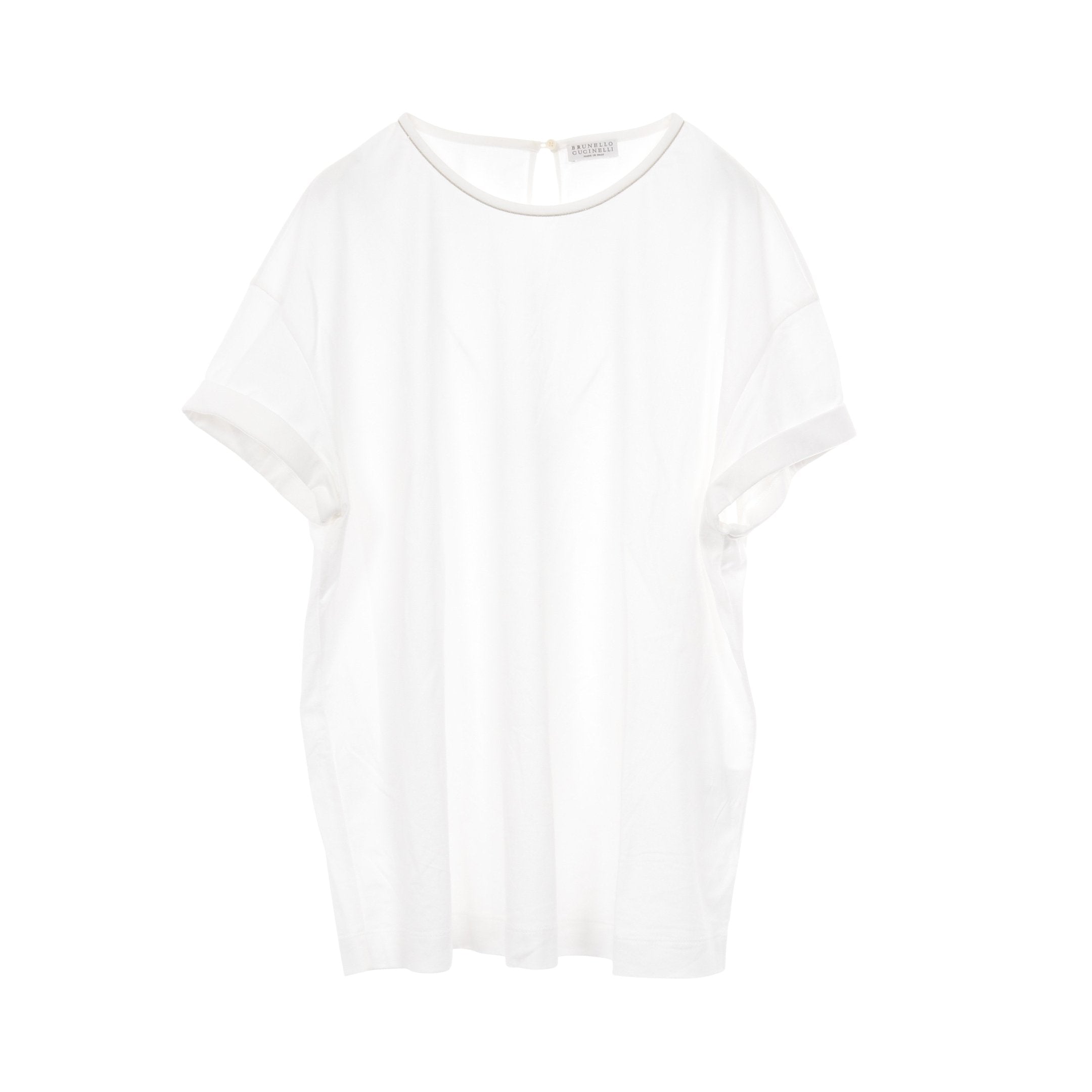 カットソー Tシャツ コットン ホワイト ブルネロクチネリ – RECLO
