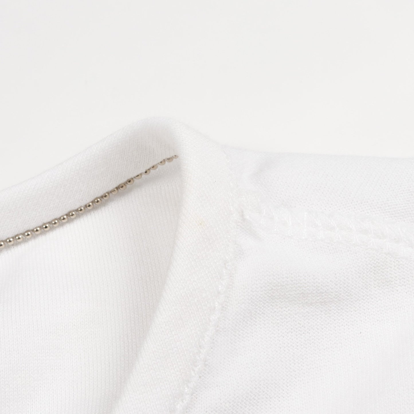 カットソー Tシャツ コットン ホワイト ブルネロクチネリ トップス BRUNELLO CUCINELLI
