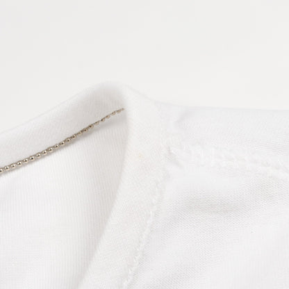 カットソー Tシャツ コットン ホワイト ブルネロクチネリ トップス BRUNELLO CUCINELLI