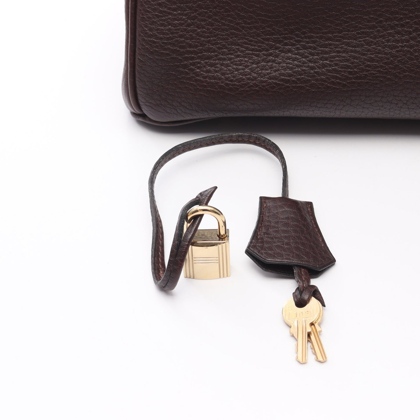 バーキン35 ハバナ ハンドバッグ アルデンヌ ブラウン ゴールド金具 ○Z刻印 エルメス バッグ HERMES