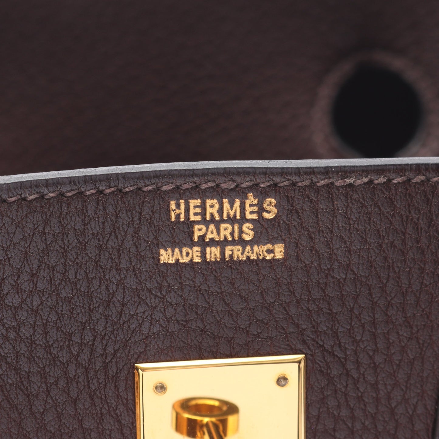 バーキン35 ハバナ ハンドバッグ アルデンヌ ブラウン ゴールド金具 ○Z刻印 エルメス バッグ HERMES