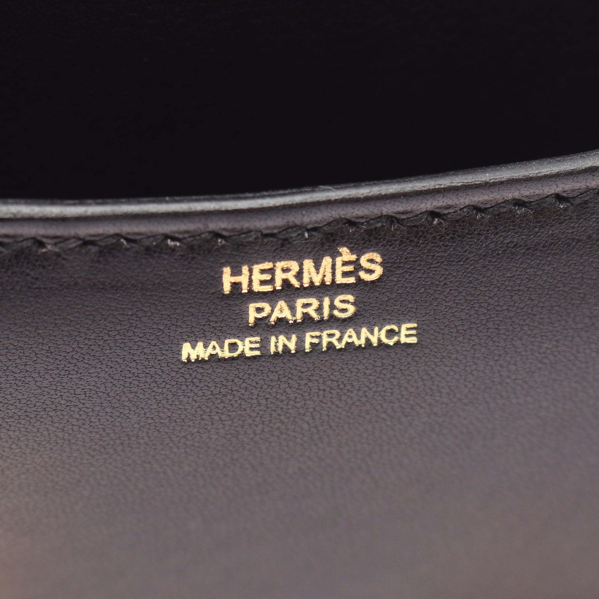 コンスタンス3 ミニ ショルダーバッグ ボックスカーフ ブラック ゴールド金具 A刻印 エルメス バッグ HERMES