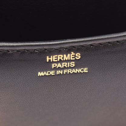 コンスタンス3 ミニ ショルダーバッグ ボックスカーフ ブラック ゴールド金具 A刻印 エルメス バッグ HERMES