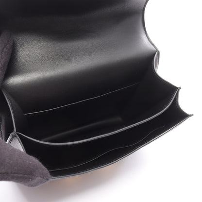 コンスタンス3 ミニ ショルダーバッグ ボックスカーフ ブラック ゴールド金具 A刻印 エルメス バッグ HERMES