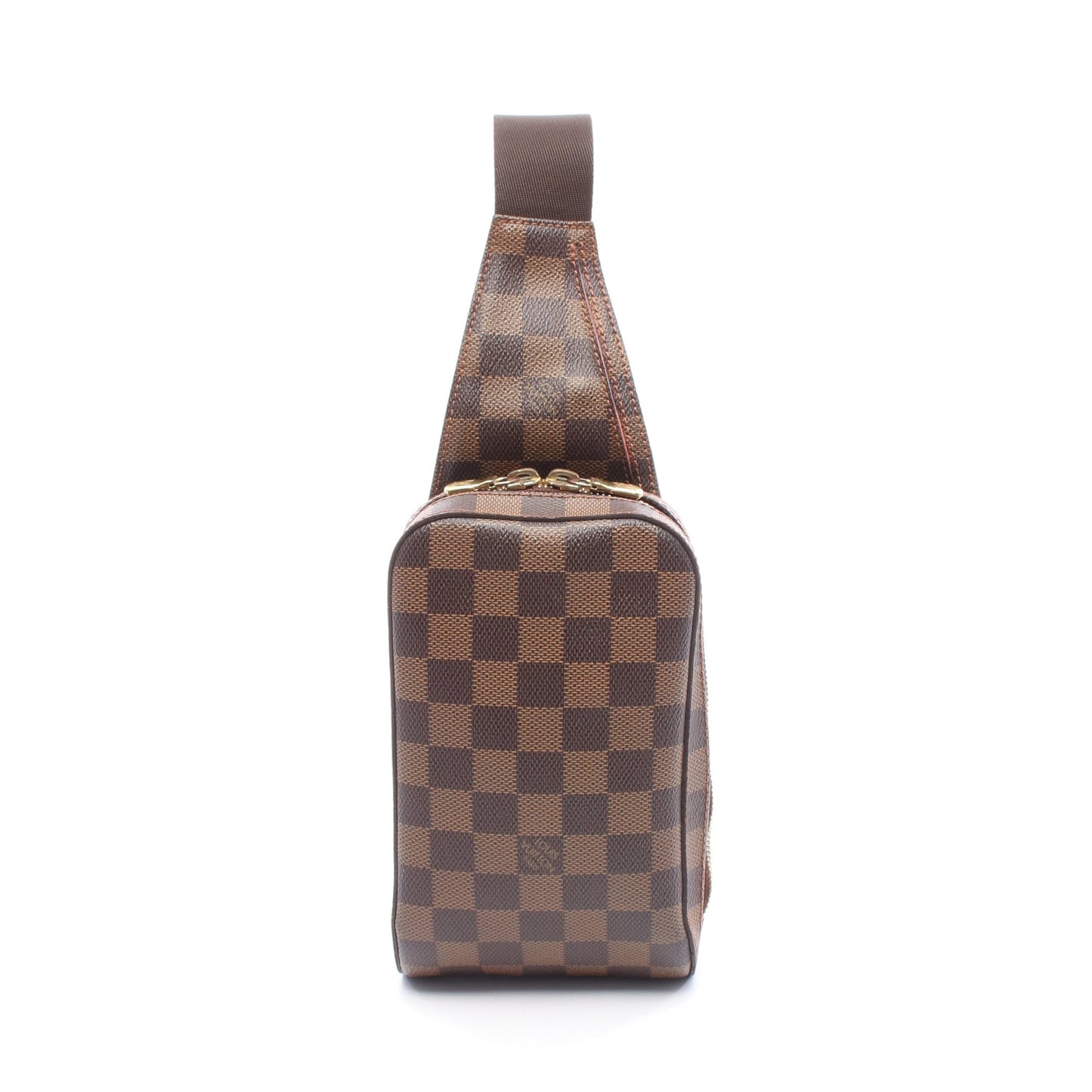 ジェロニモス ダミエエベヌ ボディバッグ PVC ブラウン ルイヴィトン バッグ LOUIS VUITTON