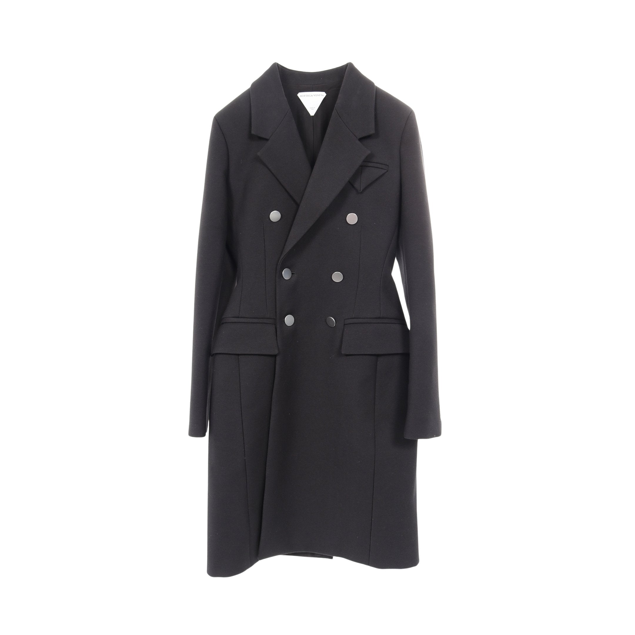 コート コットン ブラック ダブルブレスト ボッテガヴェネタ – RECLO