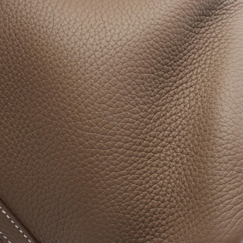 ピコタンロックMM エトゥープ ハンドバッグ トリヨンクレマンス グレーブラウン シルバー金具 K刻印 エルメス バッグ HERMES