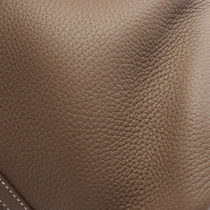 ピコタンロックMM エトゥープ ハンドバッグ トリヨンクレマンス グレーブラウン シルバー金具 K刻印 エルメス バッグ HERMES