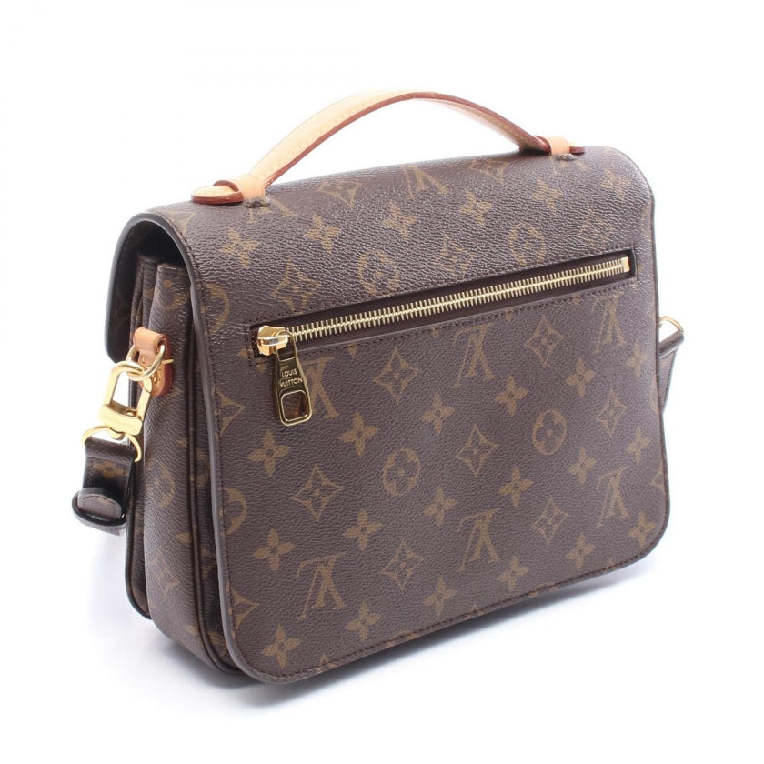 ポシェット メティス MM モノグラム ハンドバッグ PVC レザー ブラウン 2WAY ルイヴィトン バッグ LOUIS VUITTON