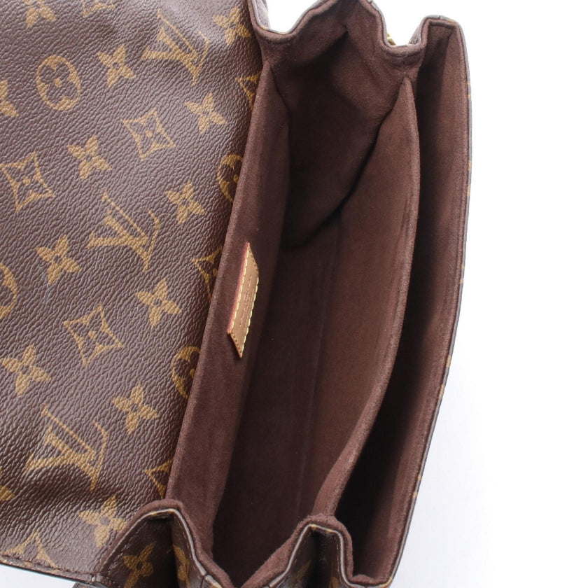 ポシェット メティス MM モノグラム ハンドバッグ PVC レザー ブラウン 2WAY ルイヴィトン バッグ LOUIS VUITTON