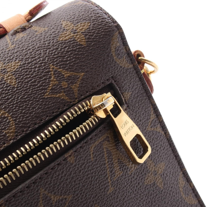 ポシェット メティス MM モノグラム ハンドバッグ PVC レザー ブラウン 2WAY ルイヴィトン バッグ LOUIS VUITTON