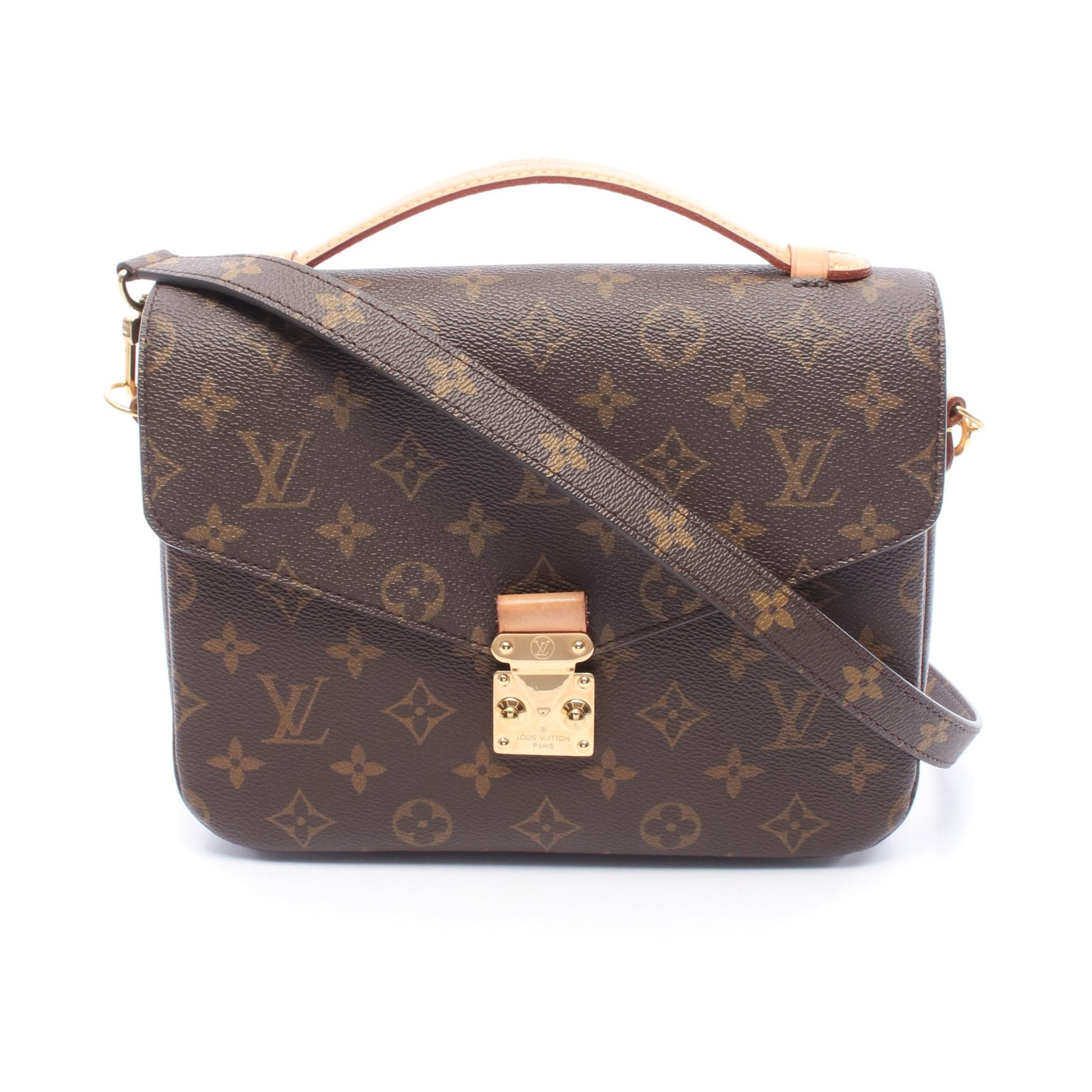ポシェット メティス MM モノグラム ハンドバッグ PVC レザー ブラウン 2WAY ルイヴィトン バッグ LOUIS VUITTON