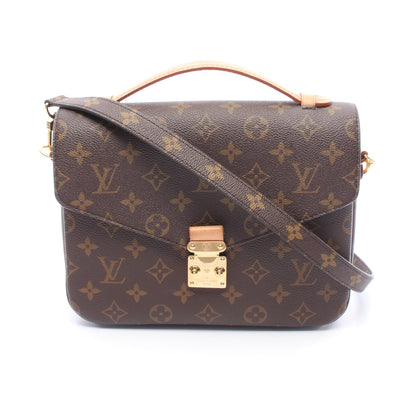 ポシェット メティス MM モノグラム ハンドバッグ PVC レザー ブラウン 2WAY ルイヴィトン バッグ LOUIS VUITTON