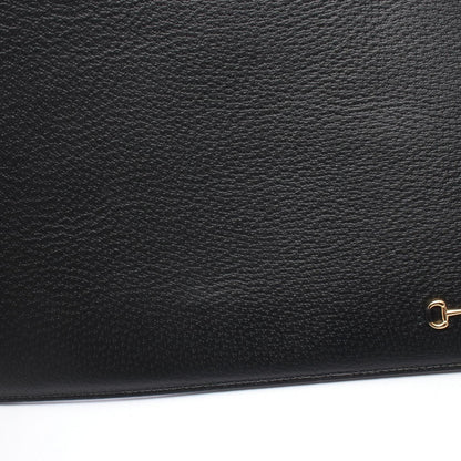ホースビット クラッチバッグ レザー ブラック グッチ バッグ GUCCI