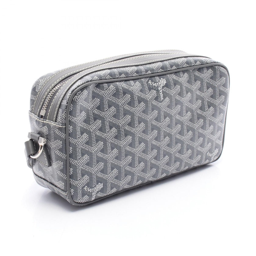 カップヴェールPM ショルダーバッグ コーティングキャンバス レザー グレー マルチカラー ゴヤール バッグ GOYARD