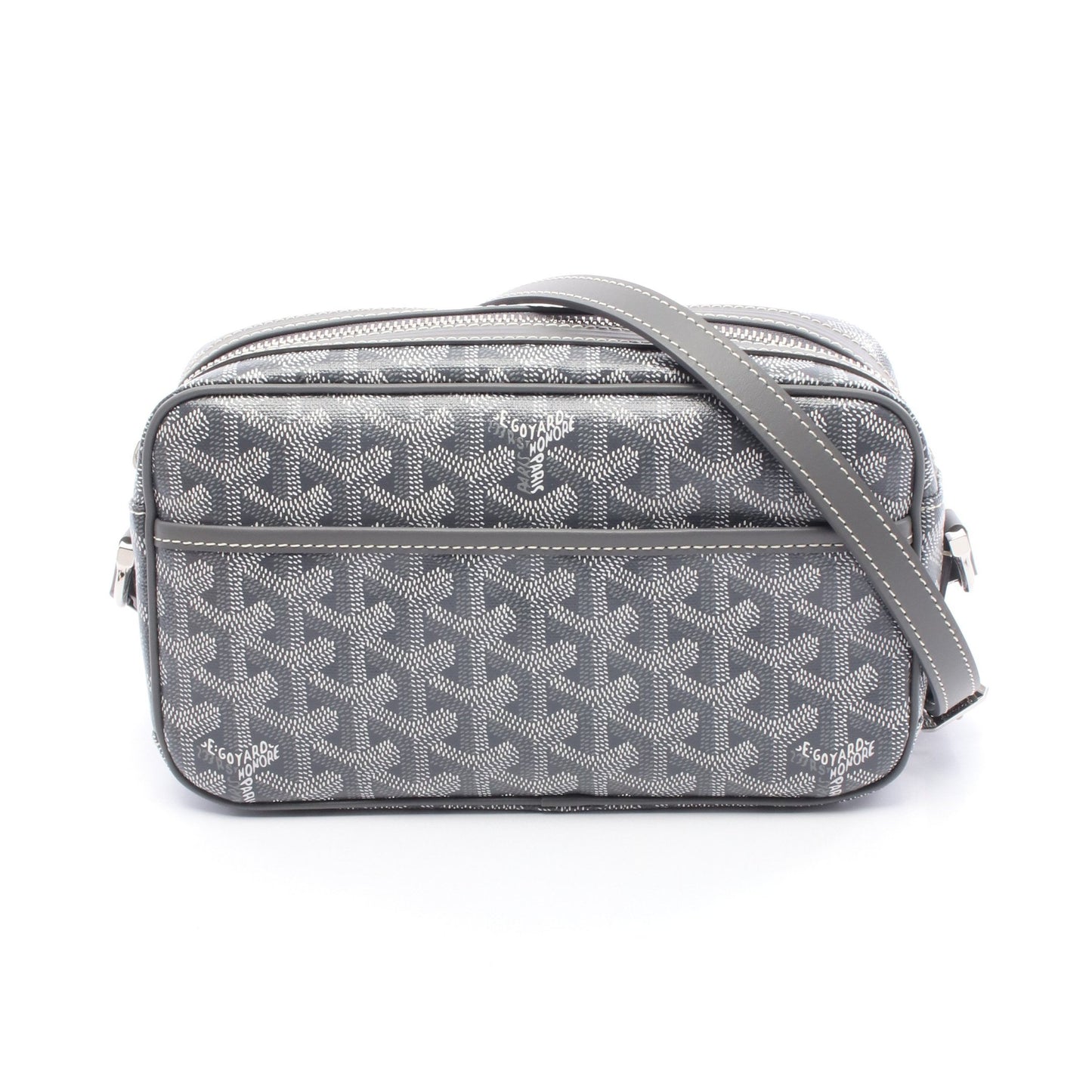 カップヴェールPM ショルダーバッグ コーティングキャンバス レザー グレー マルチカラー ゴヤール バッグ GOYARD