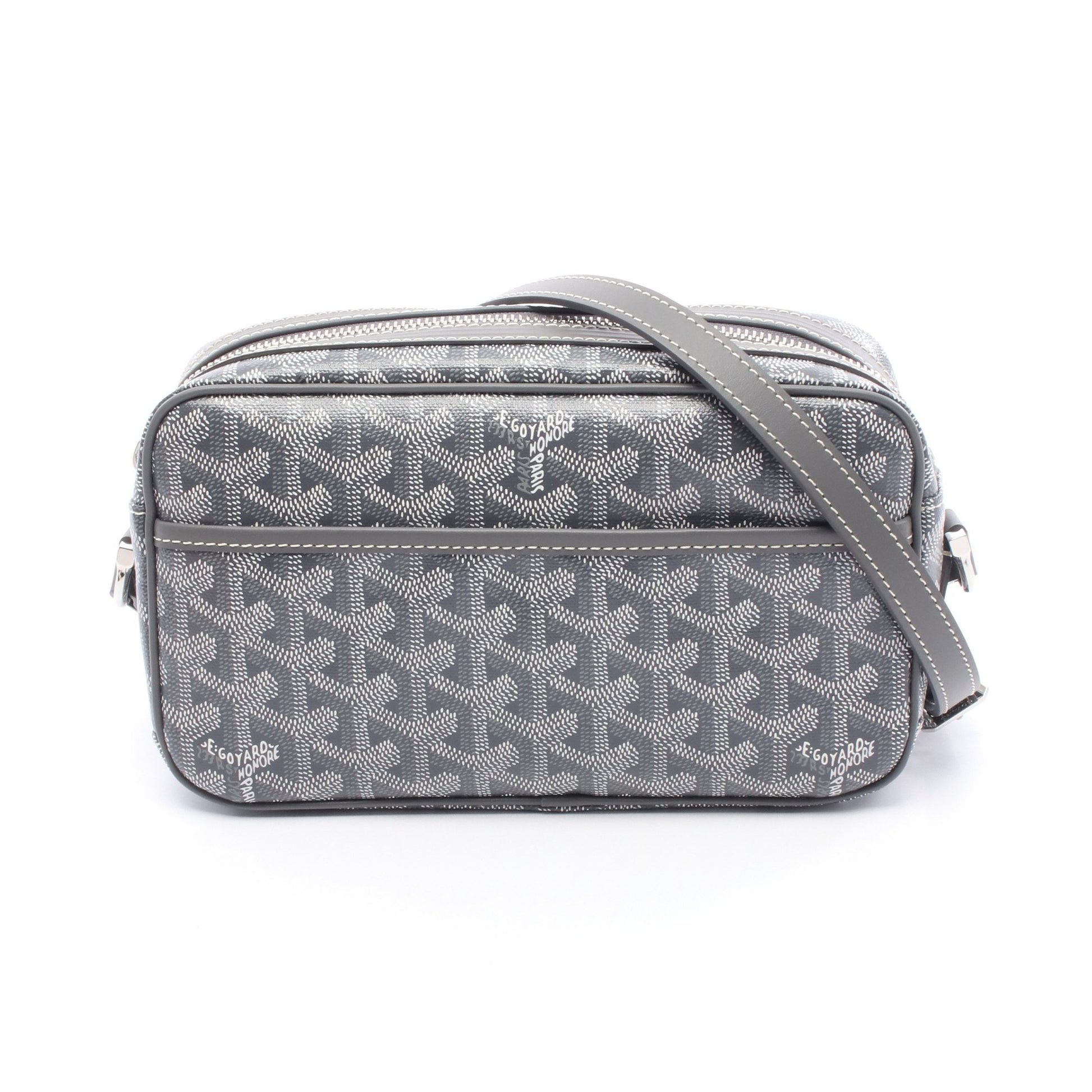 カップヴェールPM ショルダーバッグ コーティングキャンバス レザー グレー マルチカラー ゴヤール バッグ GOYARD