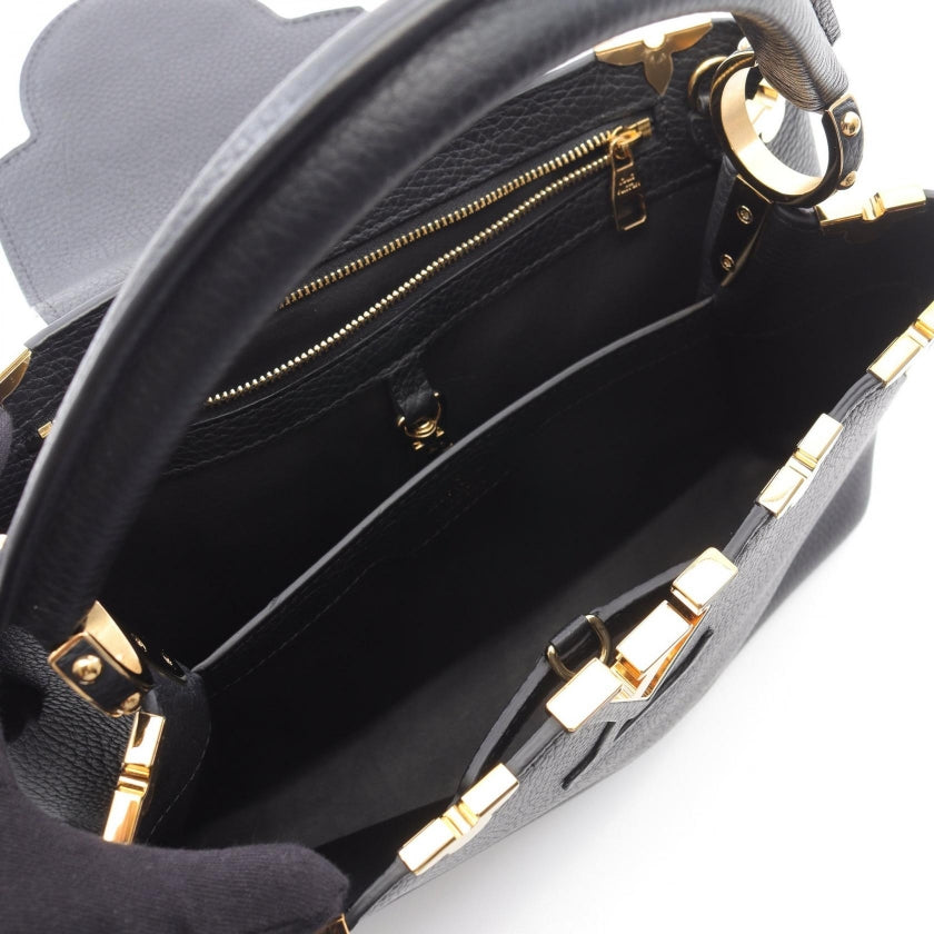 カプシーヌPM パルナセアライン ノワール ハンドバッグ トリヨンレザー ブラック 2WAY ルイヴィトン バッグ LOUIS VUITTON
