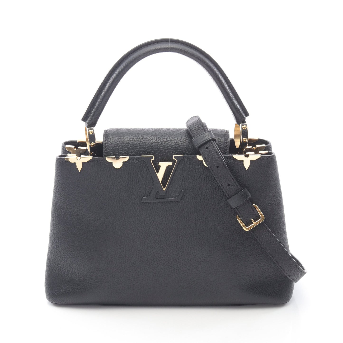 カプシーヌPM パルナセアライン ノワール ハンドバッグ トリヨンレザー ブラック 2WAY ルイヴィトン バッグ LOUIS VUITTON