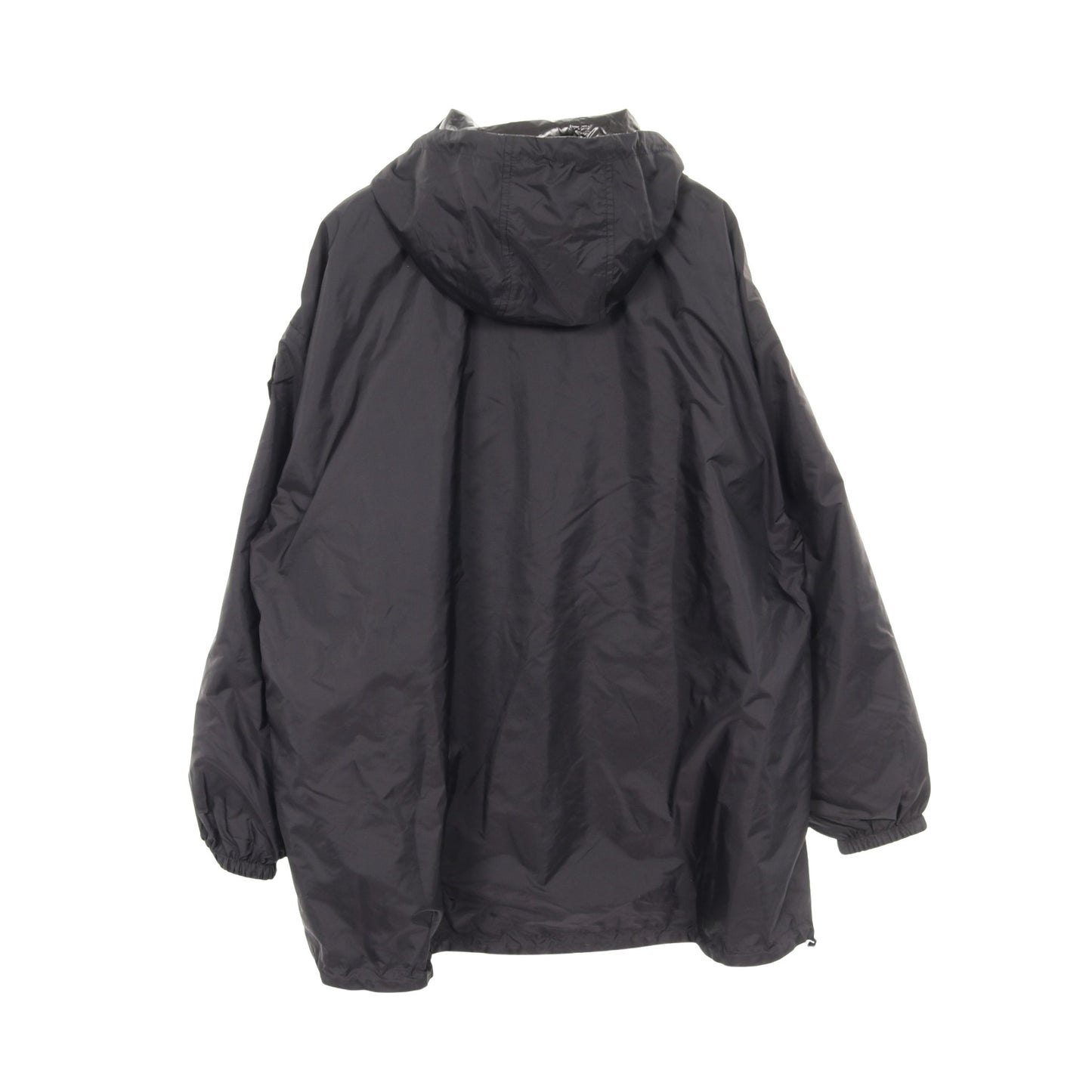 JUBBA オーバーサイズ ジャケット ナイロン ブラック フード付き リバーシブル モンクレール アウター MONCLER