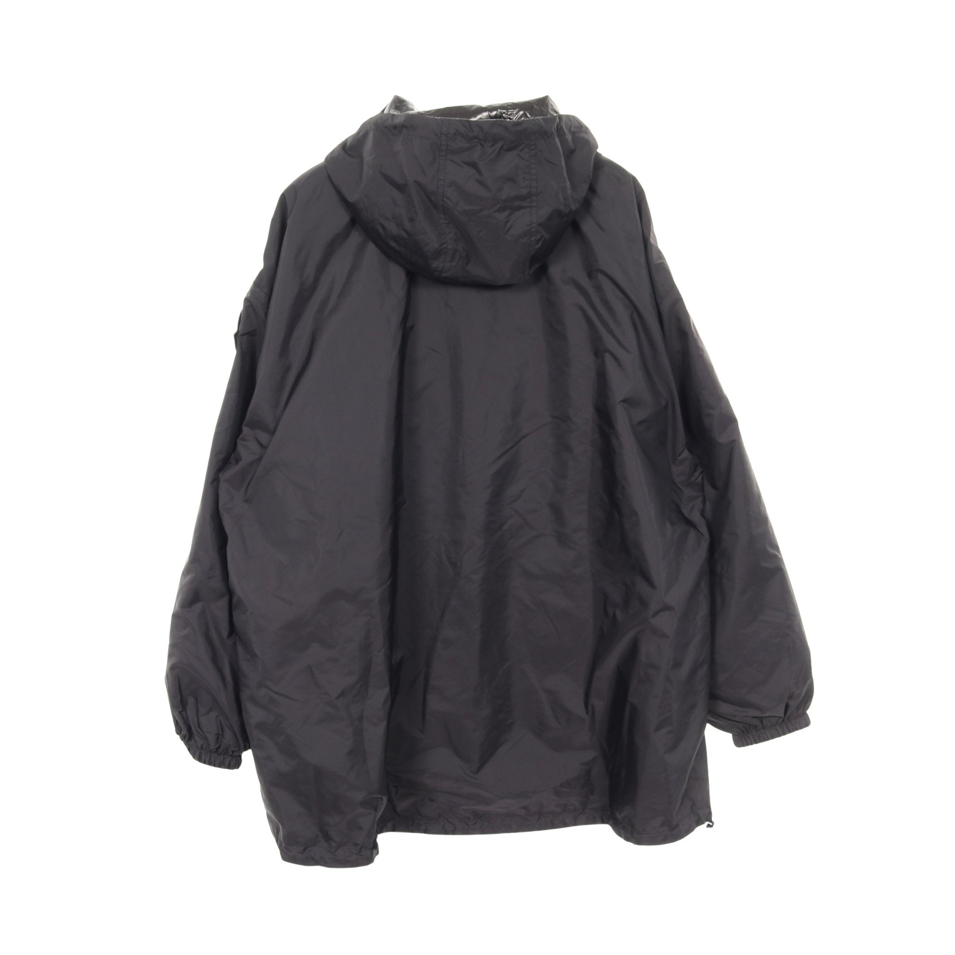JUBBA オーバーサイズ ジャケット ナイロン ブラック フード付き リバーシブル モンクレール アウター MONCLER