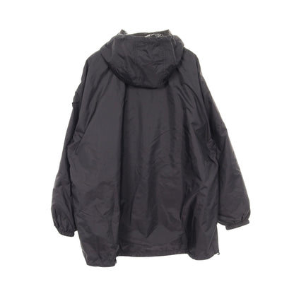JUBBA オーバーサイズ ジャケット ナイロン ブラック フード付き リバーシブル モンクレール アウター MONCLER