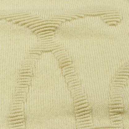 Hリフト ニット クルーネック カシミヤ イエロー エルメス トップス HERMES
