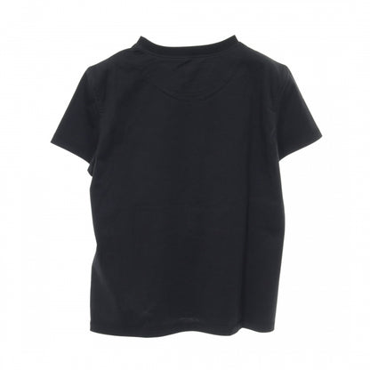 H刺繍 ポケット Tシャツ クルーネック 半袖 コットン ブラック エルメス トップス HERMES