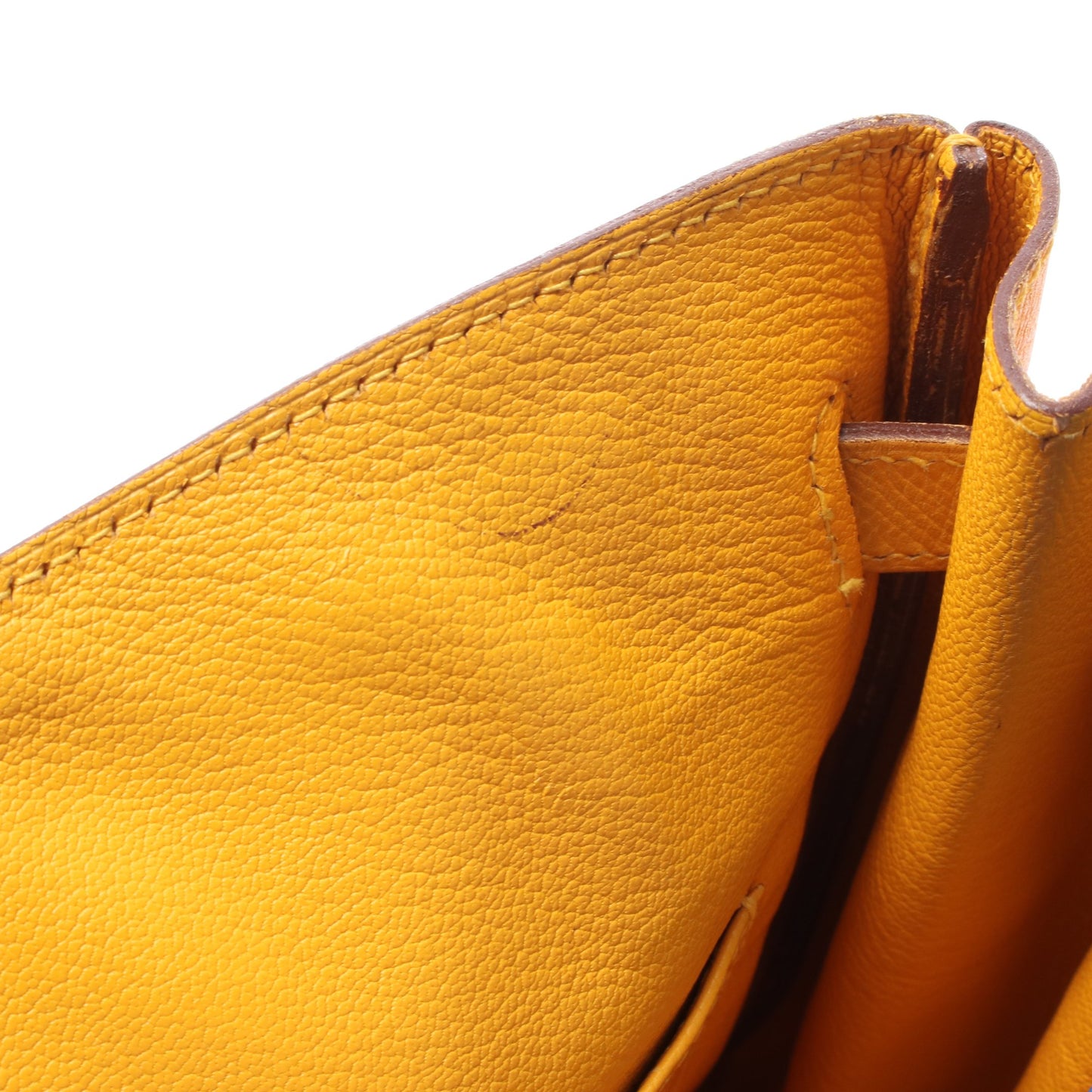 バーキン30 ハンドバッグ クシュベル イエロー ブルー ゴールド金具 ○Z刻印 エルメス バッグ HERMES