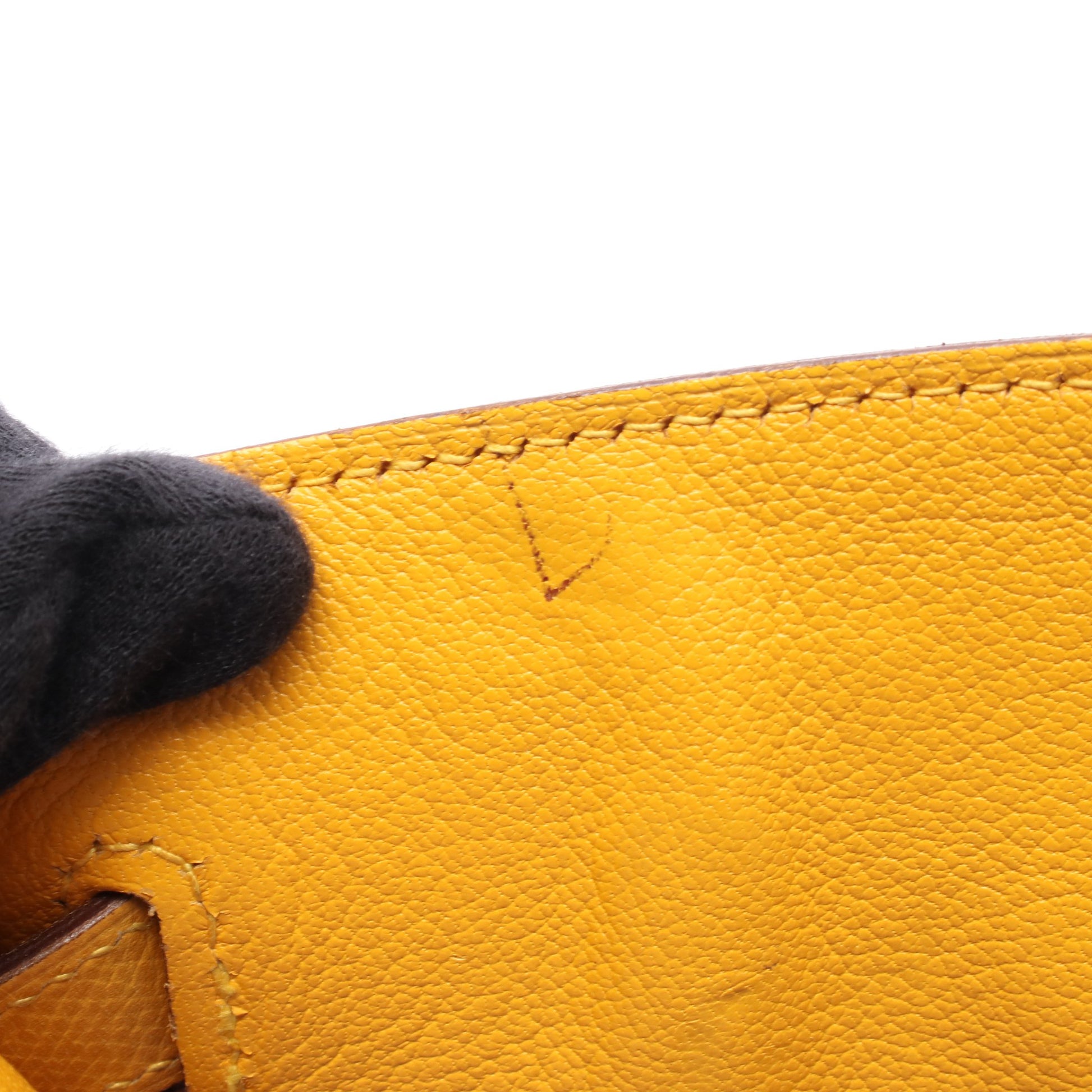 バーキン30 ハンドバッグ クシュベル イエロー ブルー ゴールド金具 ○Z刻印 エルメス バッグ HERMES