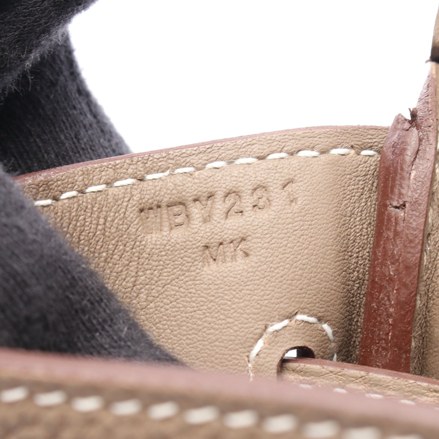 ケリーアッカドPM エトゥープ ボディバッグ トゴ グレーブラウン シルバー金具 W刻印 エルメス バッグ HERMES