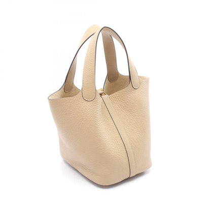 ピコタンロックPM トレンチ ハンドバッグ トリヨンクレマンス ベージュ ゴールド金具 K刻印 エルメス バッグ HERMES
