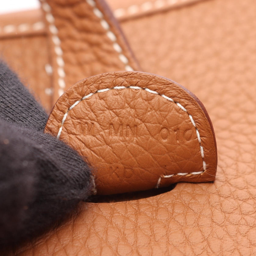 エヴリン 3 トロワ PM ゴールド ショルダーバッグ トリヨンクレマンス ブラウン シルバー金具 W刻印 エルメス バッグ HERMES