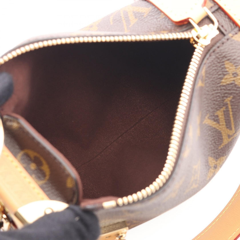 サイドトランクPM モノグラム ハンドバッグ PVC レザー ブラウン 2WAY ルイヴィトン バッグ LOUIS VUITTON