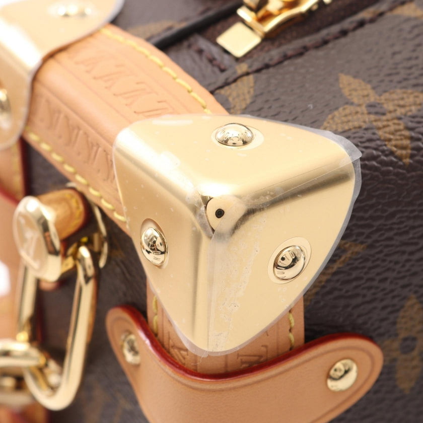 サイドトランクPM モノグラム ハンドバッグ PVC レザー ブラウン 2WAY ルイヴィトン バッグ LOUIS VUITTON