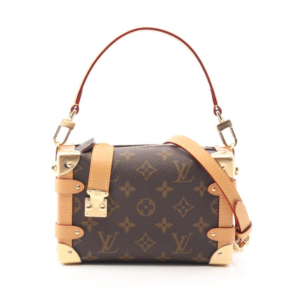サイドトランクPM モノグラム ハンドバッグ PVC レザー ブラウン 2WAY ルイヴィトン バッグ LOUIS VUITTON