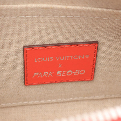 LOUIS VUITTON × Park Seo-Bo キーポル バンドリエール25 エピXLレザー ハンドバッグ レザー レッド 2WAY ルイヴィトン バッグ LOUIS VUITTON