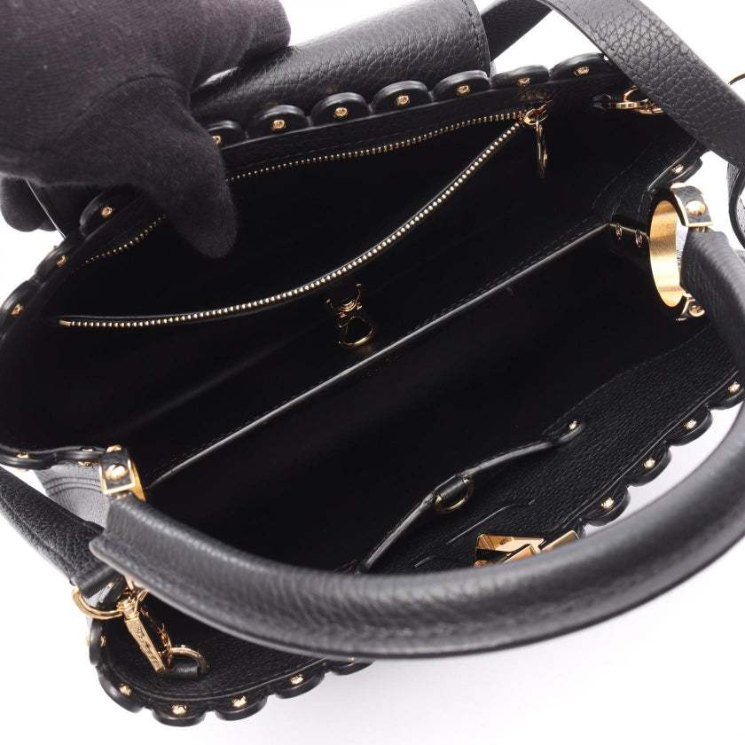 カプシーヌPM ノワール ハンドバッグ トリヨンレザー ブラック 2WAY ルイヴィトン バッグ LOUIS VUITTON