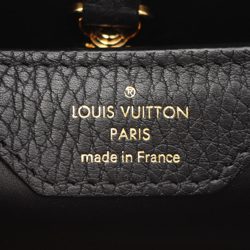 カプシーヌPM ノワール ハンドバッグ トリヨンレザー ブラック 2WAY ルイヴィトン バッグ LOUIS VUITTON