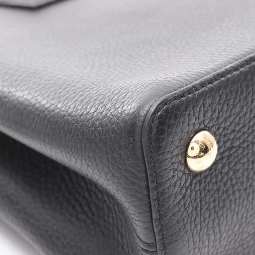 カプシーヌPM ノワール ハンドバッグ トリヨンレザー ブラック 2WAY ルイヴィトン バッグ LOUIS VUITTON