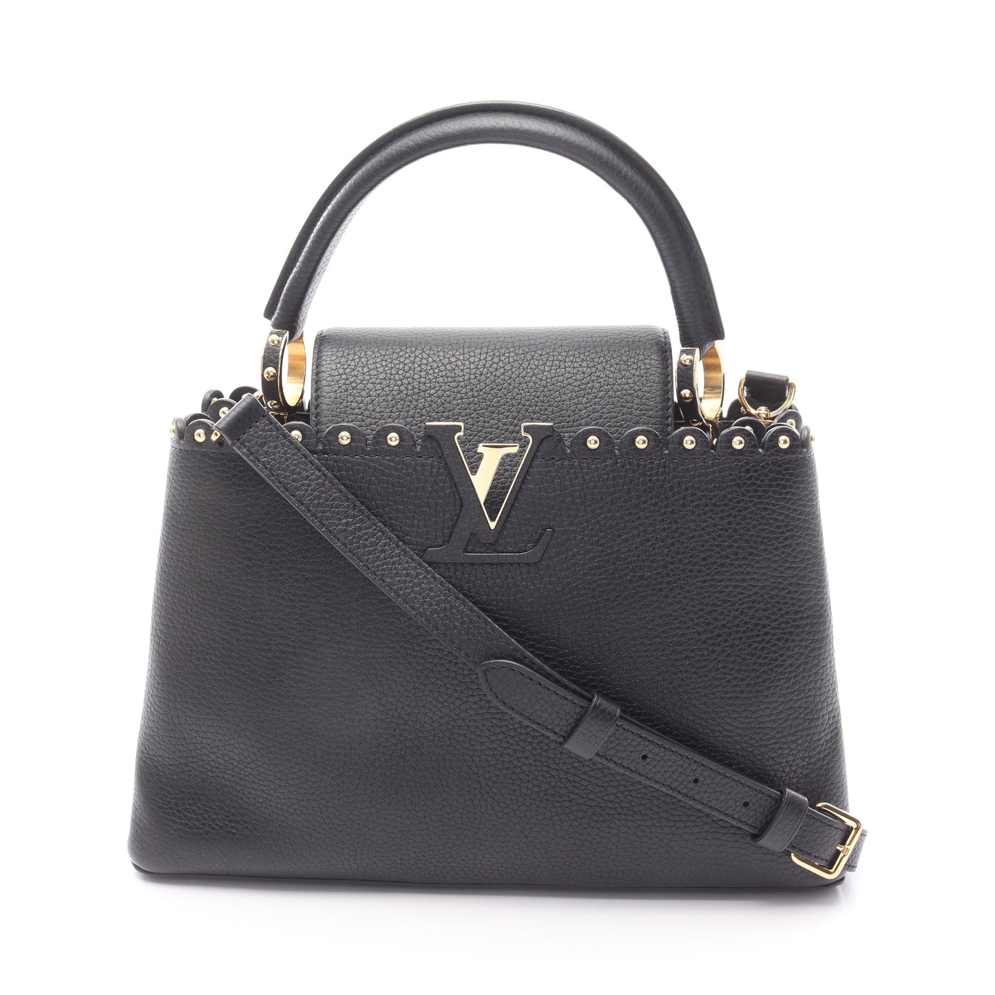 カプシーヌPM ノワール ハンドバッグ トリヨンレザー ブラック 2WAY ルイヴィトン バッグ LOUIS VUITTON
