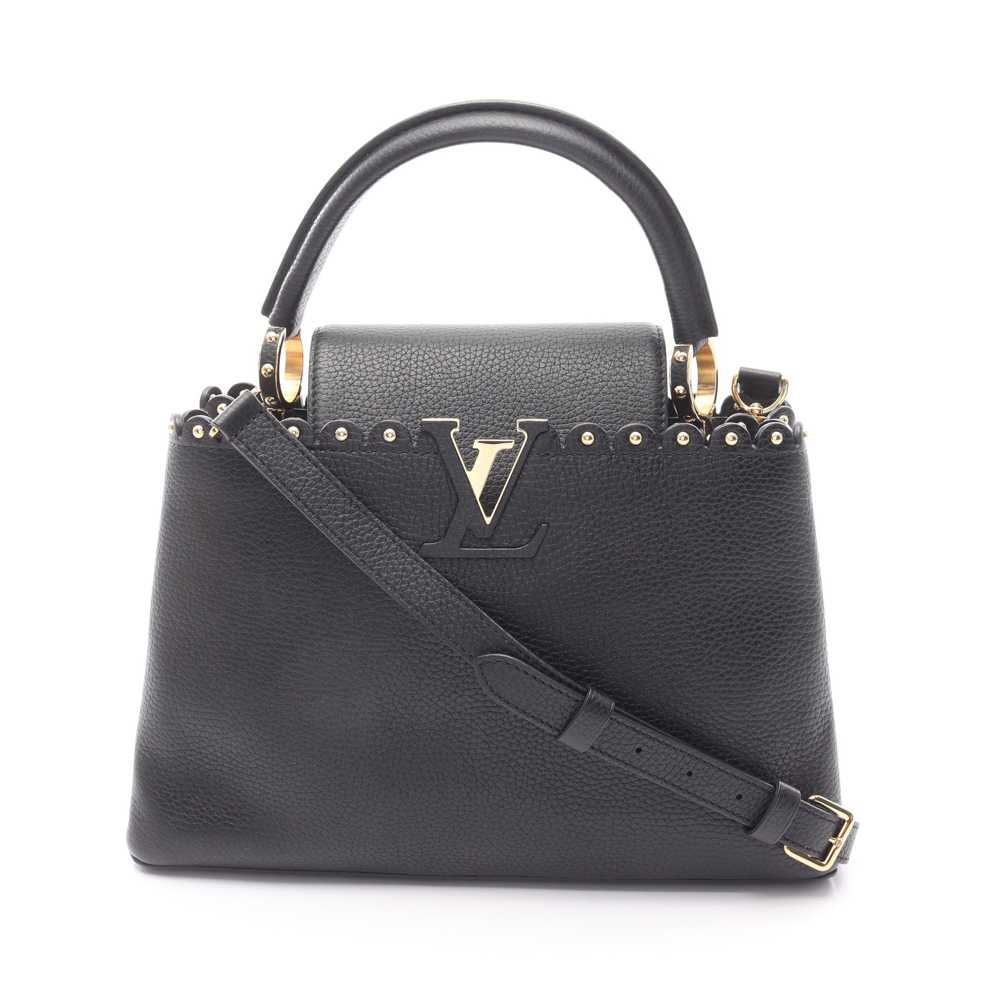 カプシーヌPM ノワール ハンドバッグ トリヨンレザー ブラック 2WAY ルイヴィトン バッグ LOUIS VUITTON