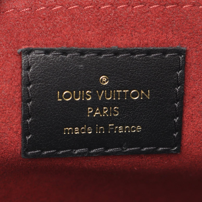 モンテーニュBB バイカラーモノグラムアンプラント ハンドバッグ レザー ブラック ベージュ 2WAY ルイヴィトン バッグ LOUIS VUITTON